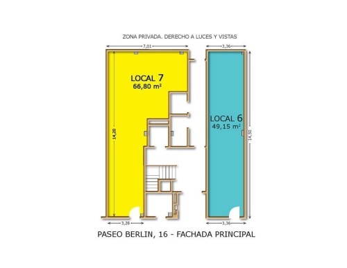 LOCAL C/  PASEO BERLIN  16-Bajo 7 2