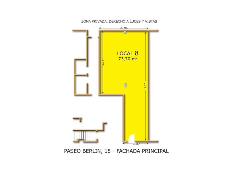 LOCAL C/  PASEO BERLIN  18-Bajo 8