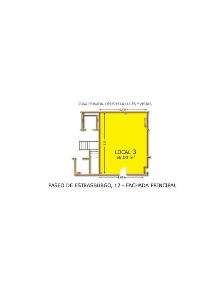LOCAL C/  PASEO ESTRASBURGO 12-Bajo 3